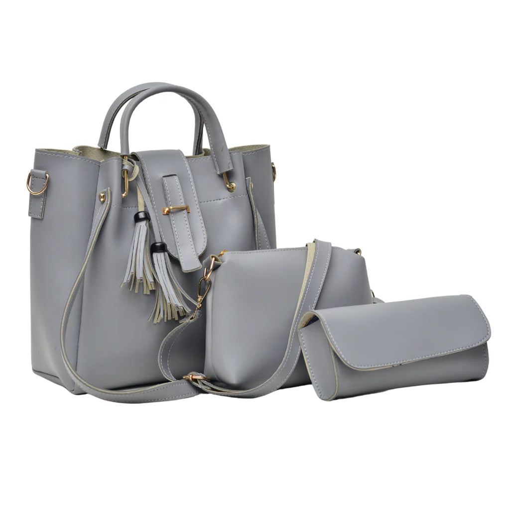 3 Pcs Large Capacity Casual Set (Grey)