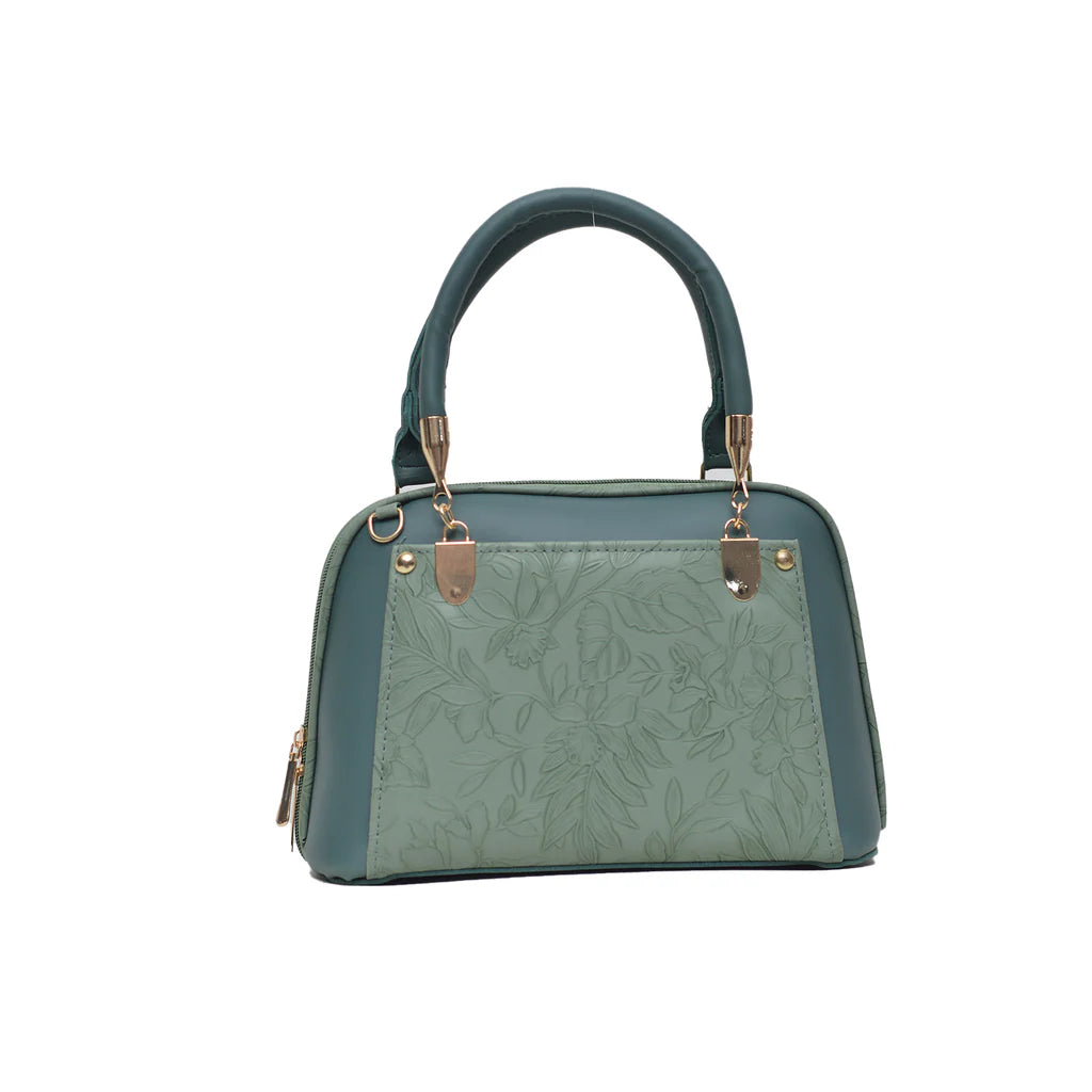 Floral D Bag (Light Green)