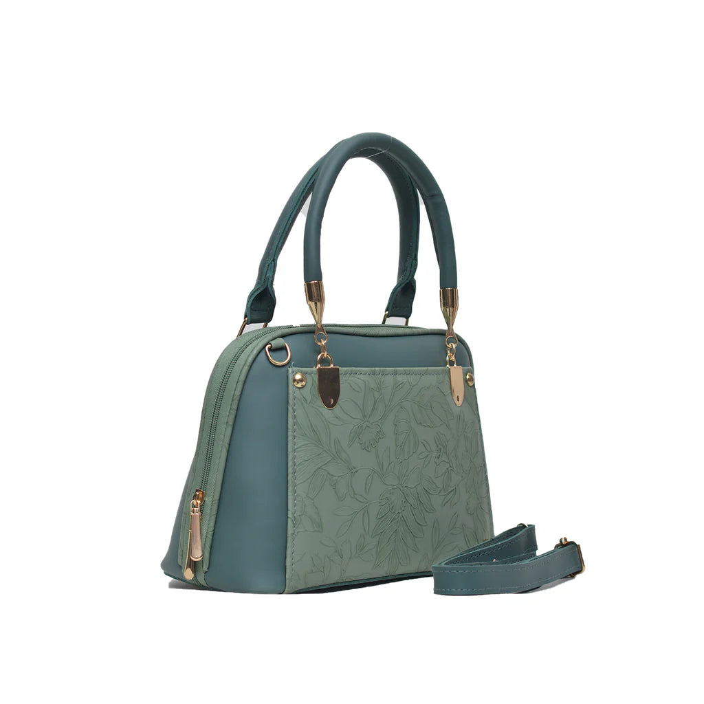 Floral D Bag (Light Green)