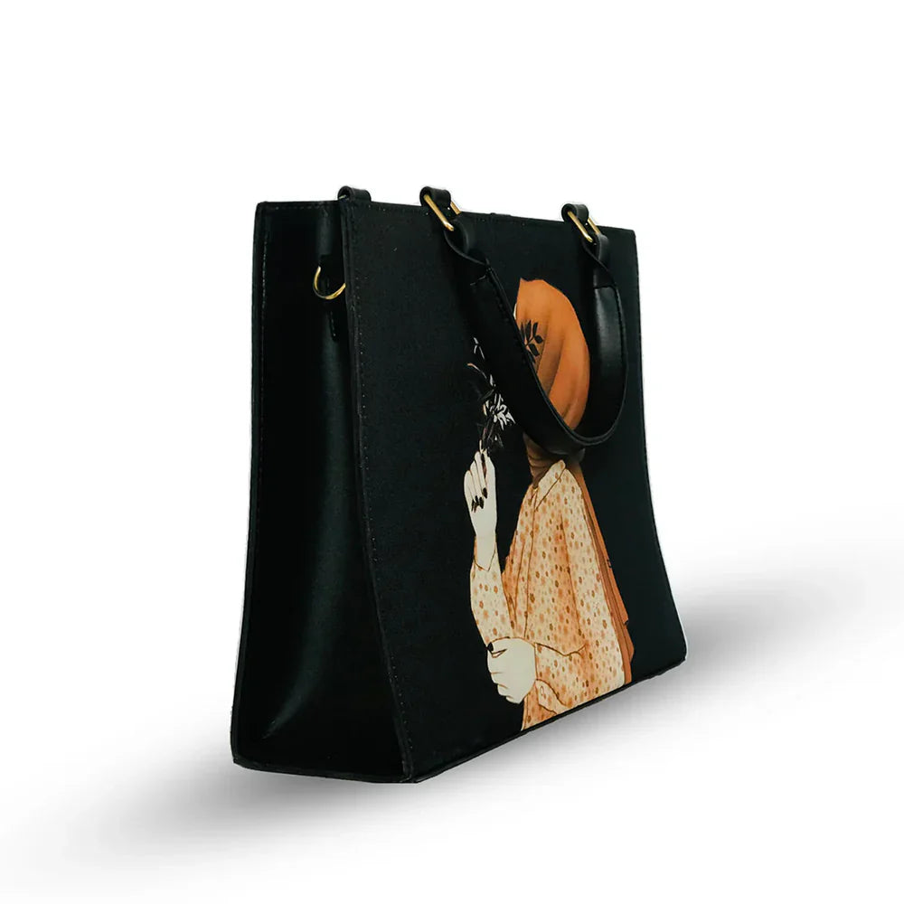 Hijab With Tote Bag BLACK