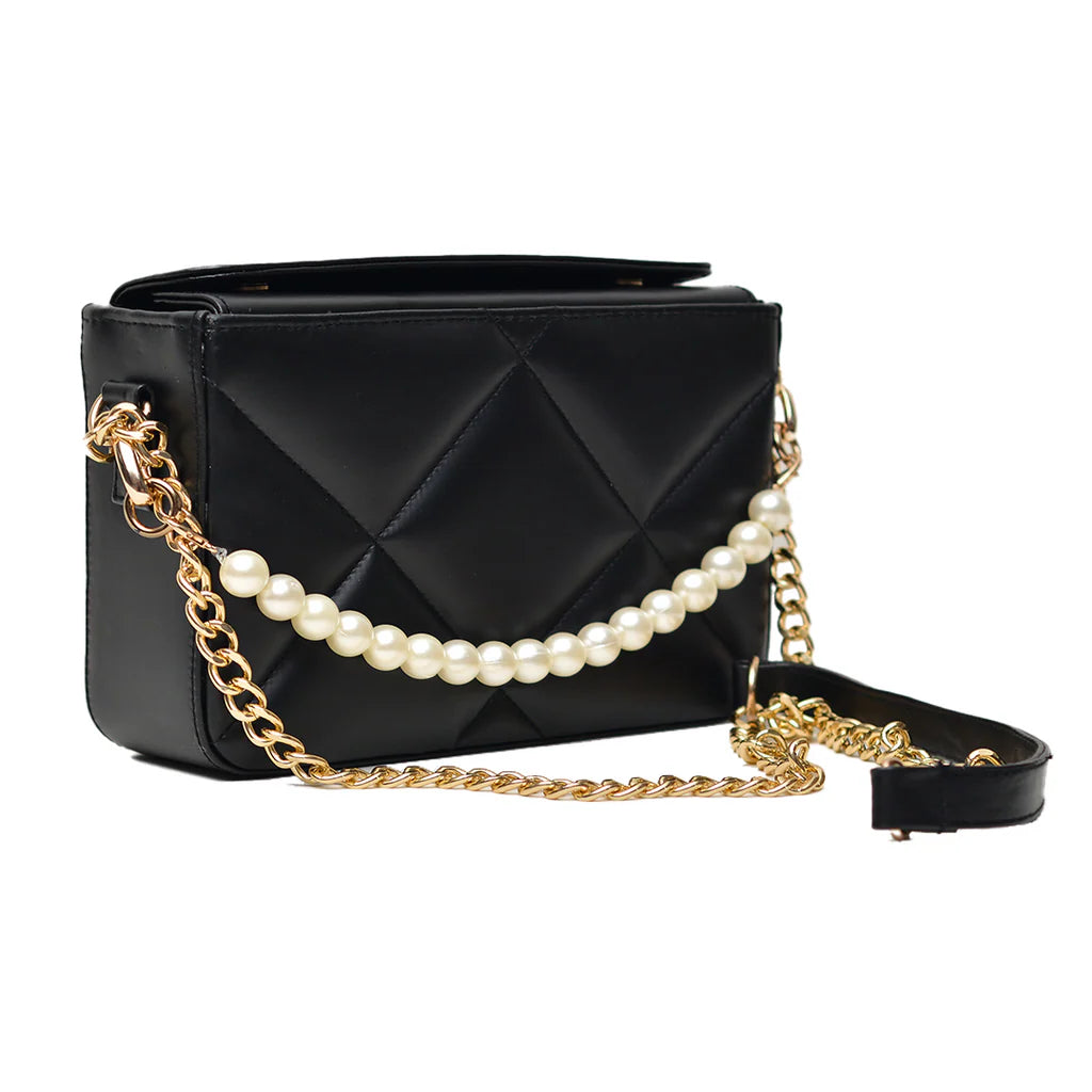 Tassel Women Crossbody Bag (Black)
